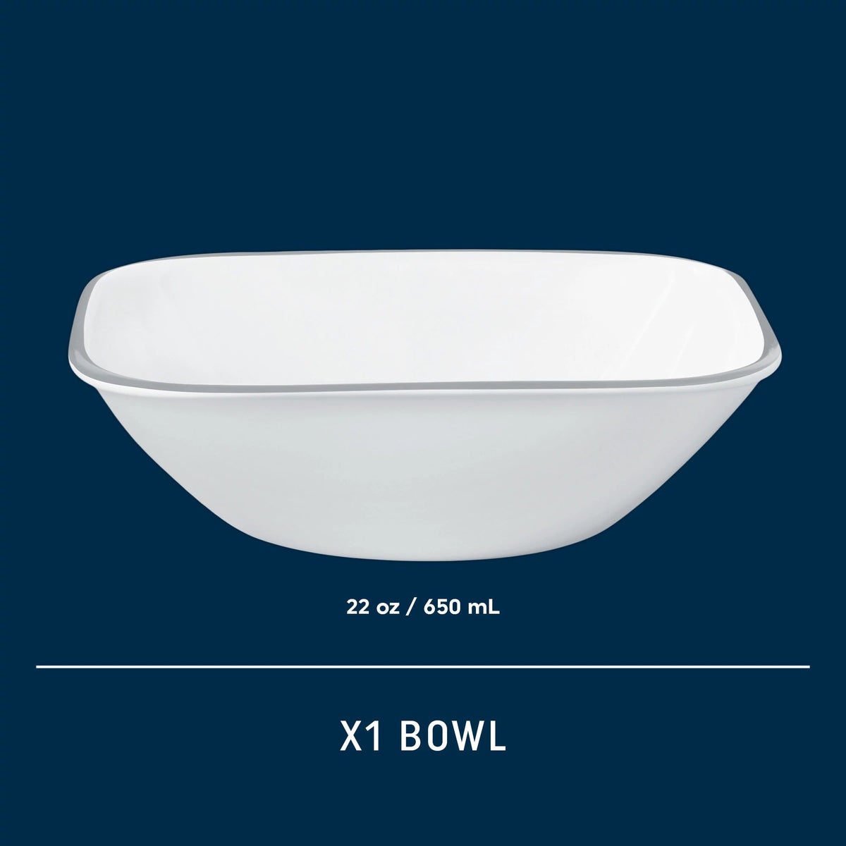 Corelle® Square Amalie 22-ounce Cereal Bowl - Image 6
