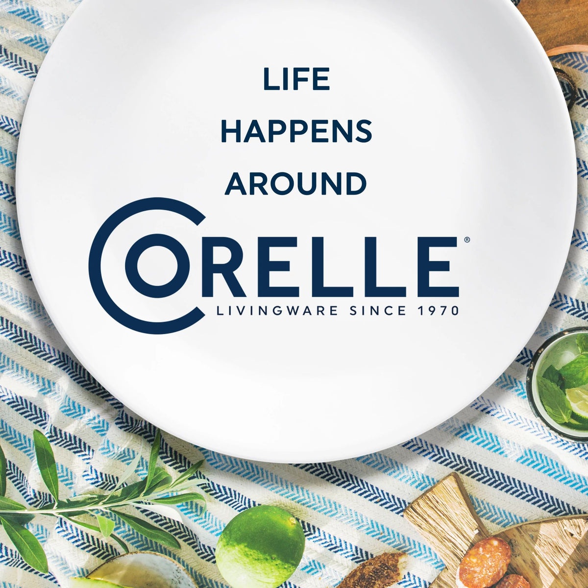 Corelle® Cherish 12.25" Serving Platters, 2-pack - Image 5