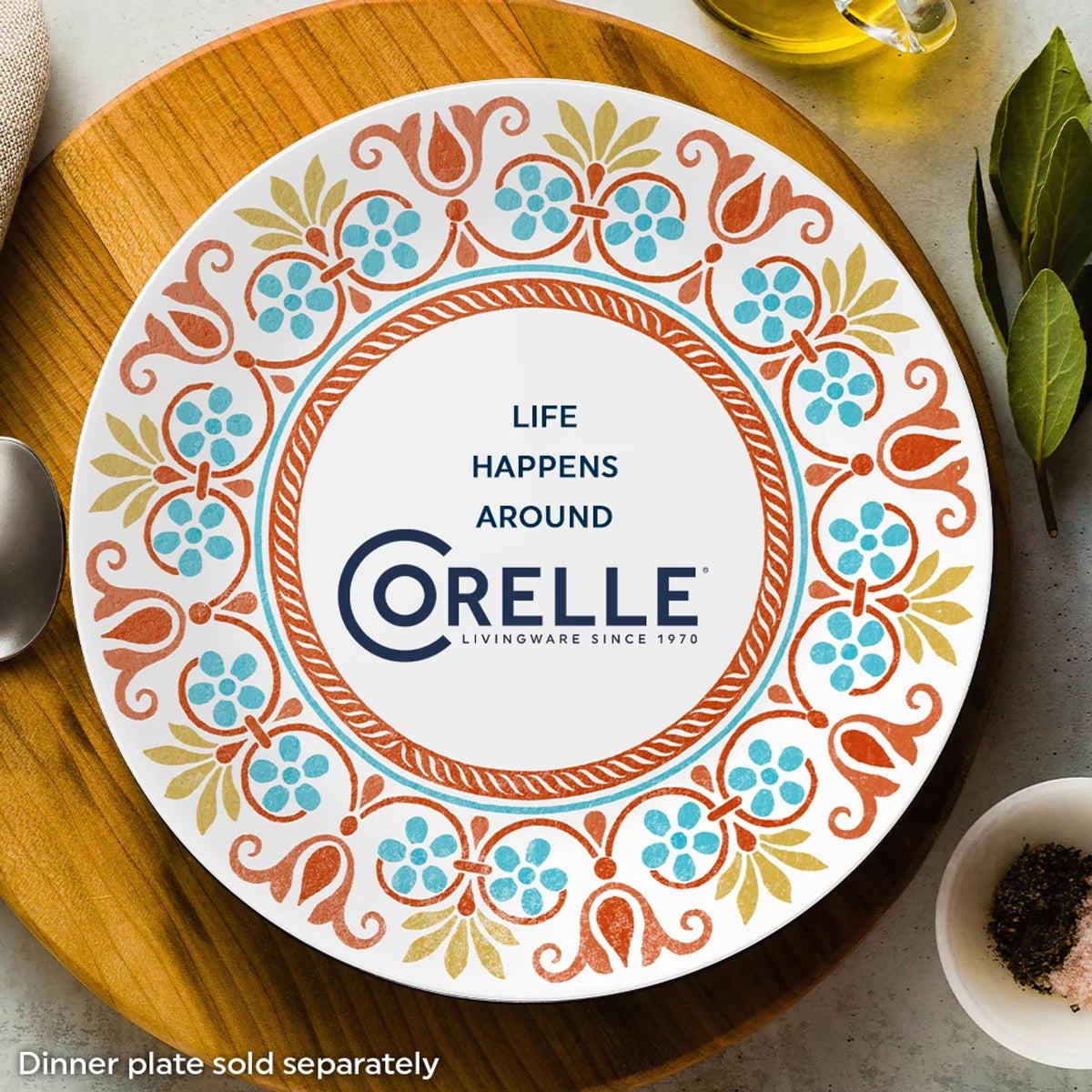 Corelle® Global Collection Terracotta Dreams 8.5" Salad Plate - Image 5