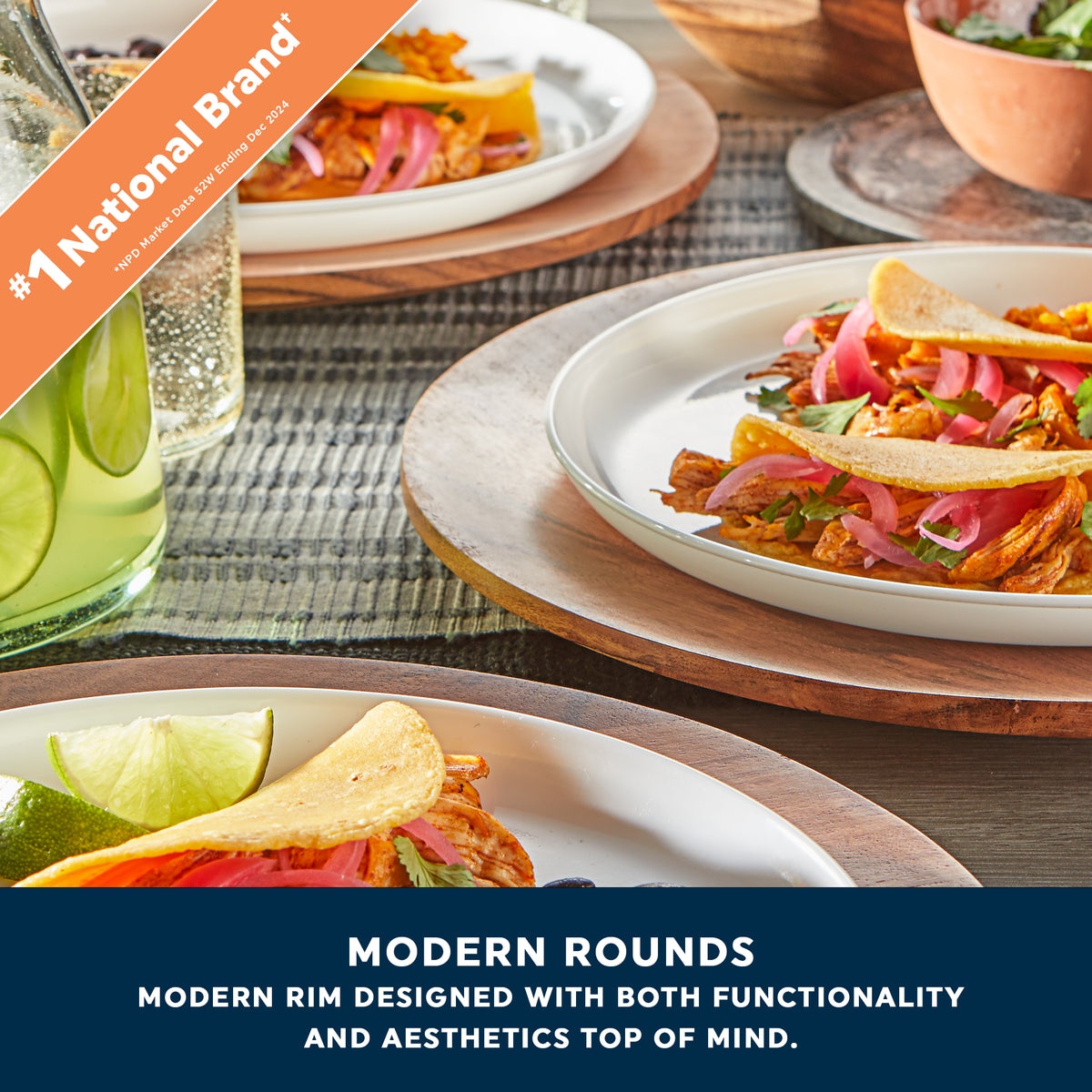 Corelle® Modern Rounds 12-piece Dinnerware Set, Service for 4 - Image 4