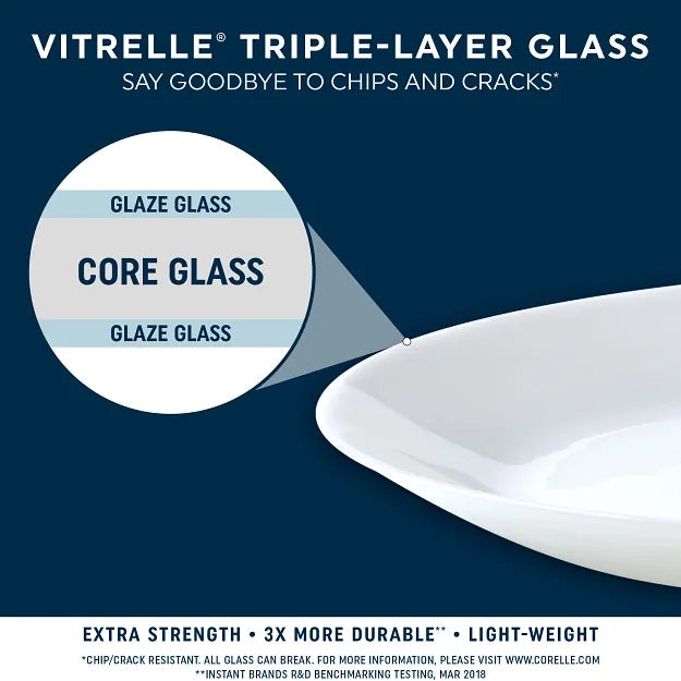 Corelle® Provincial Blue 15-ounce Rimmed Cereal Bowl - Image 3